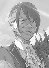 Vincent's face covered by a rag.