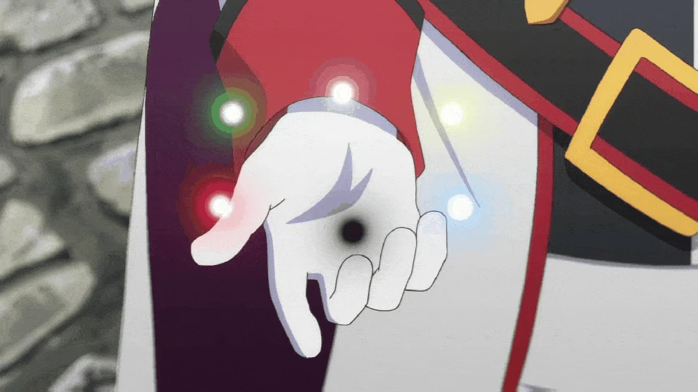 Julius using spiritual arts to cast Nect.