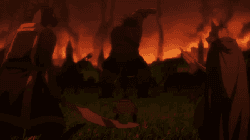 Theresia arrives.