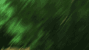Garfiel using his Divine Protection of Earth Spirits to create a barrier from the ground against Ram's attacks.
