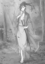 Cecilus dressed in his usual kimono.