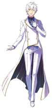 Regulus dressed in his wedding tuxedo.