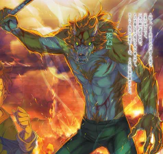 Todd's beast form after utilizing Beastification.