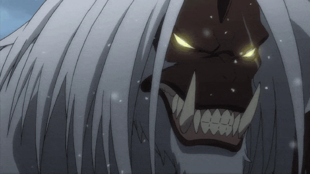 Snow Blight tries to kill Emilia with his fist