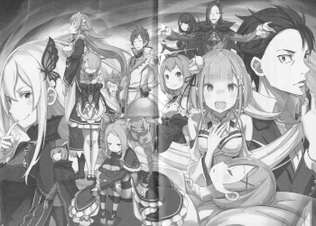 Re IF Kasaneru Greyscale Illustration