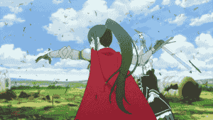Regulus using Lion's Heart to nullify an incoming attack.